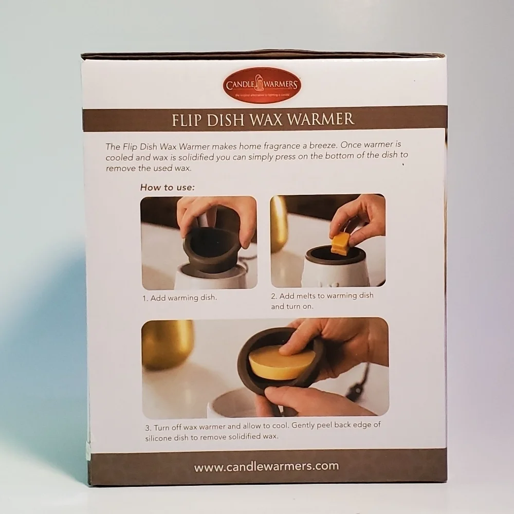 Flip Dish Wax Warmer with Silicone Wax Dish Electric Plug -in 